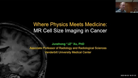 Thumbnail for CIAIC Seminar 2023-09-25 Junzhong Xu