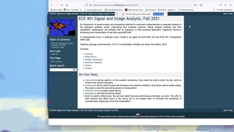 Thumbnail for ECE 401 lecture November 29 2021