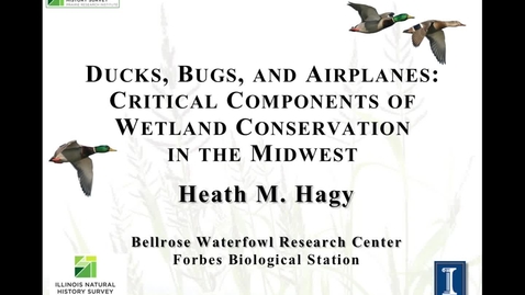 Thumbnail for NRES 2015 Fall Seminar Series - Heath M. Hagy