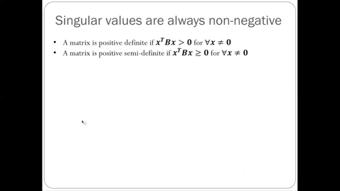 Thumbnail for entry SVD - 4: Singular values