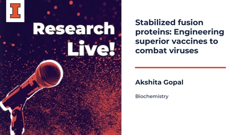 Thumbnail for Research Live! 2025: Akshita Gopal