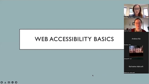 Thumbnail for Web Accessibility Workshop