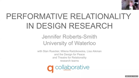 Thumbnail for entry Visitor Talk: Jennifer Roberts-Smith