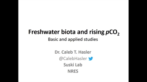 Thumbnail for NRES 2016 Fall Seminar - Caleb Hasler