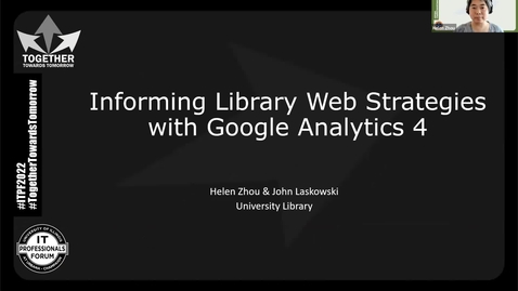 Thumbnail for Informing Library Web Strategies with Google Analytics 4