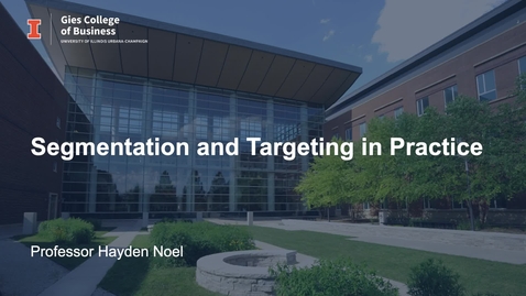 Thumbnail for Segmentation and Targeting in Practice