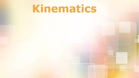 Thumbnail for Prelab 2: Kinematics
