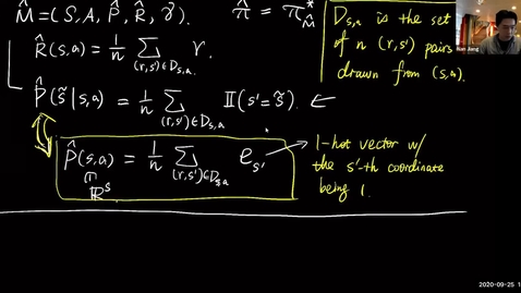 Thumbnail for CS 598 Stat RL (F20) 9/25