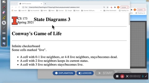 Thumbnail for CS 173 (Spring 2021) State Diagrams 3