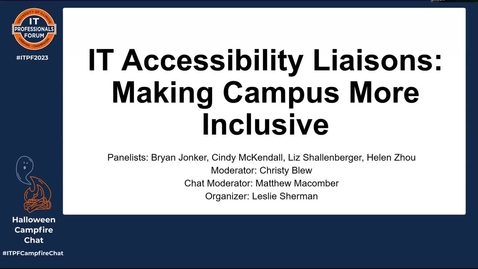 Thumbnail for entry IT Accessibility Liaisons: Making Campus More Inclusive