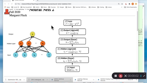 Thumbnail for CS 440 (Fall 2020)  Neural Nets 2