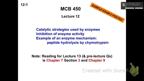 Thumbnail for entry MCB 450 Lecture 12