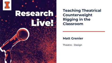 Thumbnail for Research Live! 2025: Storyteller Winner Matt Grenier