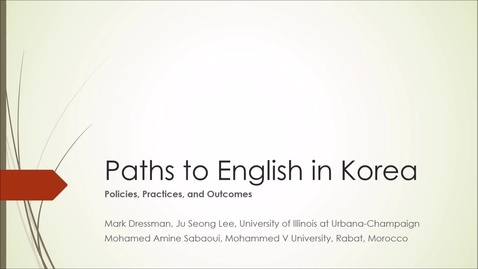 Thumbnail for Paths Video Presentation
