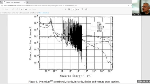 Thumbnail for Lecture 30  NPRE 402 Nuclear Power Engineering Spring 2025 Dr Magdi Ragheb video GMT20241106-135043_Recording_1962x976.mp4