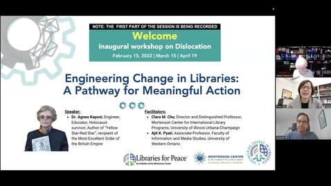 Thumbnail for Engineering Change in Libraries - Inaugural Workshop on Dislocation Session 1