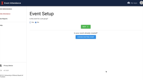 Thumbnail for EventAttendance - How To Take Attendance For A New Event