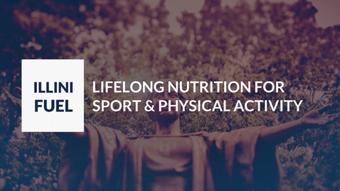 Thumbnail for entry FSHN 398 -- Lifelong Nutrition for Sport &amp; Physical Activity (Paired with a Nutrition Internship)