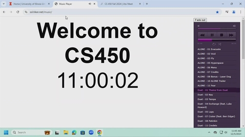 Thumbnail for Lecture 28 (December 5, via lecture capture)
