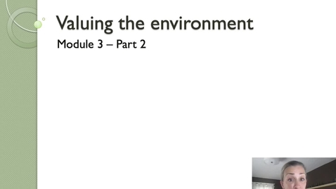 Thumbnail for NRES 102 Module 3: environmental policy, part 2