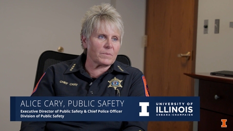 Thumbnail for entry The Illinois Professional: Alice Cary , University of Illinois Police Department, Executive Director/Chief of Police