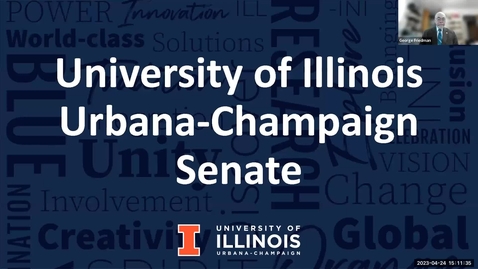 Thumbnail for Academic Senate Meeting, Apr 24, 2023
