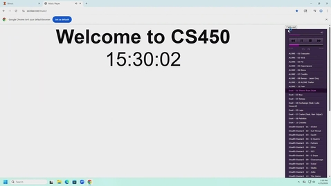 Thumbnail for Lecture 23, April 15 (via lecture capture)