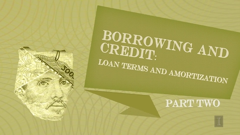 Thumbnail for Loan Amortization Part Two
