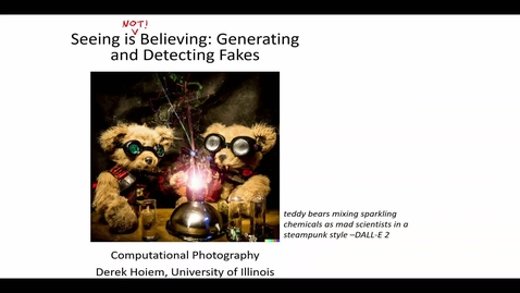 Thumbnail for CS 445 2022 Fall