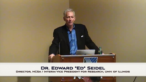 Thumbnail for Ed Seidel keynote speech - Trends in Scientific Computing and Data