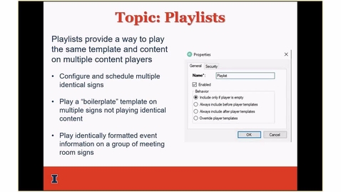 Thumbnail for Digital Signage Playlists
