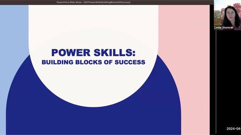 Thumbnail for entry WIT presents: Power Skills, Building Blocks of Success