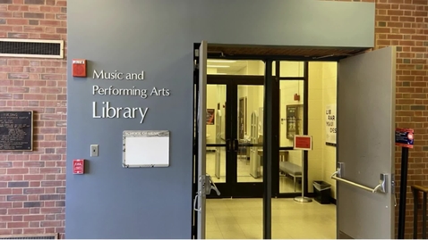 Thumbnail for Introduction to the Music &amp; Performing Arts Library