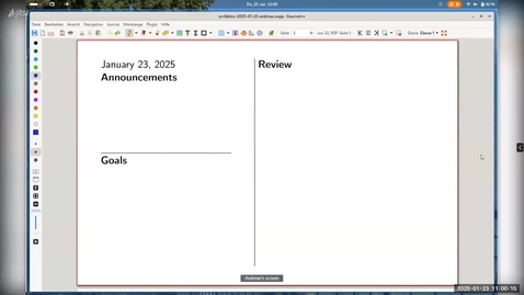 Thumbnail for Lecture 2 (January 23)