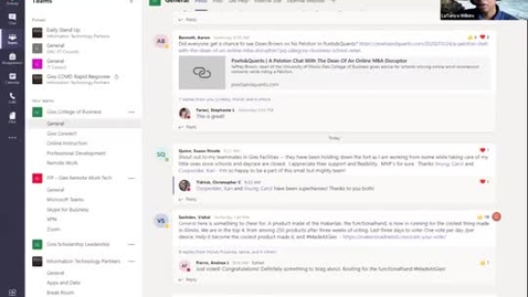 Thumbnail for Gies Connect Virtual Lunch: Microsoft Teams
