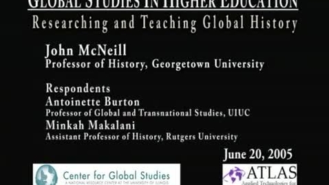 Thumbnail for Global Studies in Higher Education: Researching and Teaching Global History