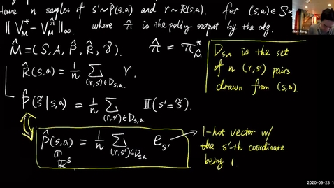 Thumbnail for CS 598 Stat RL (F20) 9/23