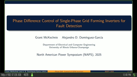 Thumbnail for ECE 590 Power Systems Fall 2025