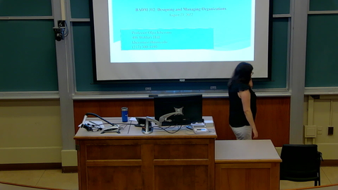 Thumbnail for Designing and Managing Orgs (BADM 312 A) Fall 2022