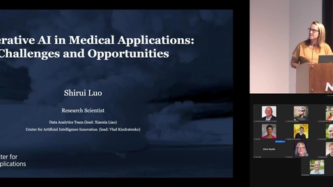 Thumbnail for Generative AI in Medical Image Applications: Challenges and Opportunities - Shirui Luo