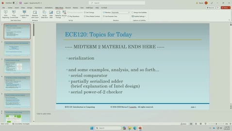 Thumbnail for Introduction to Computing (ECE 120 AL5) Spring 2026