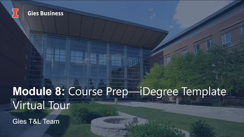 Thumbnail for iDegree Template Virtual Tour