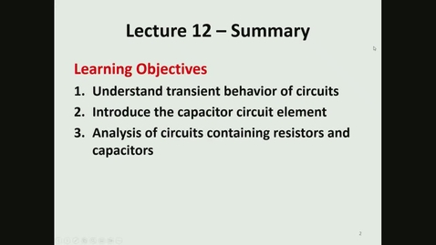 Thumbnail for ECE 205 Spring 2026 - Lecture 12