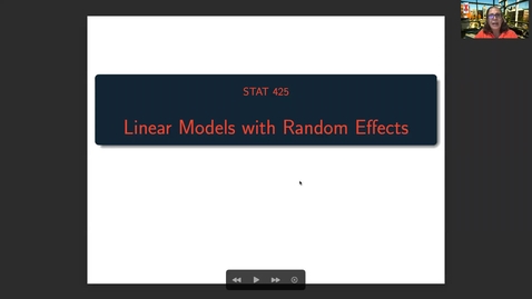 Thumbnail for entry STAT425: Random Effects Model (1 of 2)