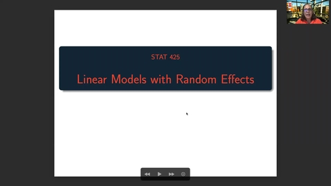 Thumbnail for STAT425: Random Effects Model (1 of 2)