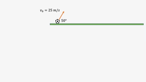 Thumbnail for entry Prelecture 5 - ex. solving a projectile motion problem