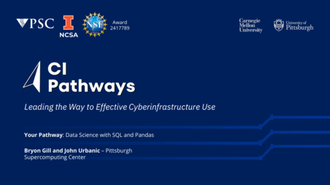 Thumbnail for CI Pathways: SQL and Pandas