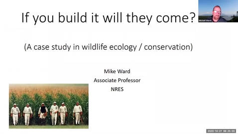 Thumbnail for NRES 102 Module 11 Wildlife Ecology and Conservation Case Study