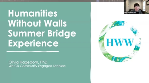Thumbnail for HWW Bridge Info Session Spring 2025