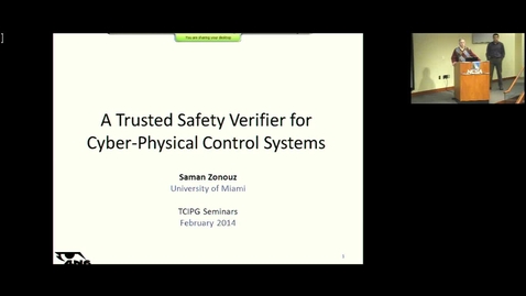Thumbnail for A Trusted Safety Verifier for Cyber-Physical Control Systems